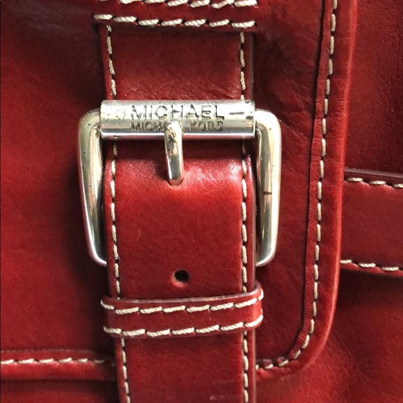 Michael Kors Red Bag - Picture 3 of 8